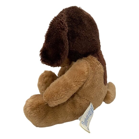 Build a Bear Plush Dog 11" Brown Lot of 2 Puppy Hound Blep Super Soft Stuffed - Picture 2 of 11